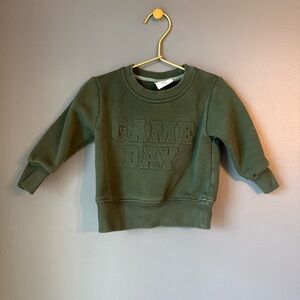 Olive and‎ scout Green Sweatshirt - Game Day